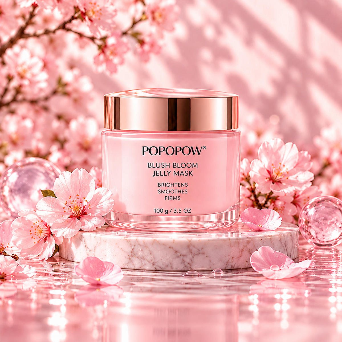POPOPOW® Blush Bloom Jelly Mask