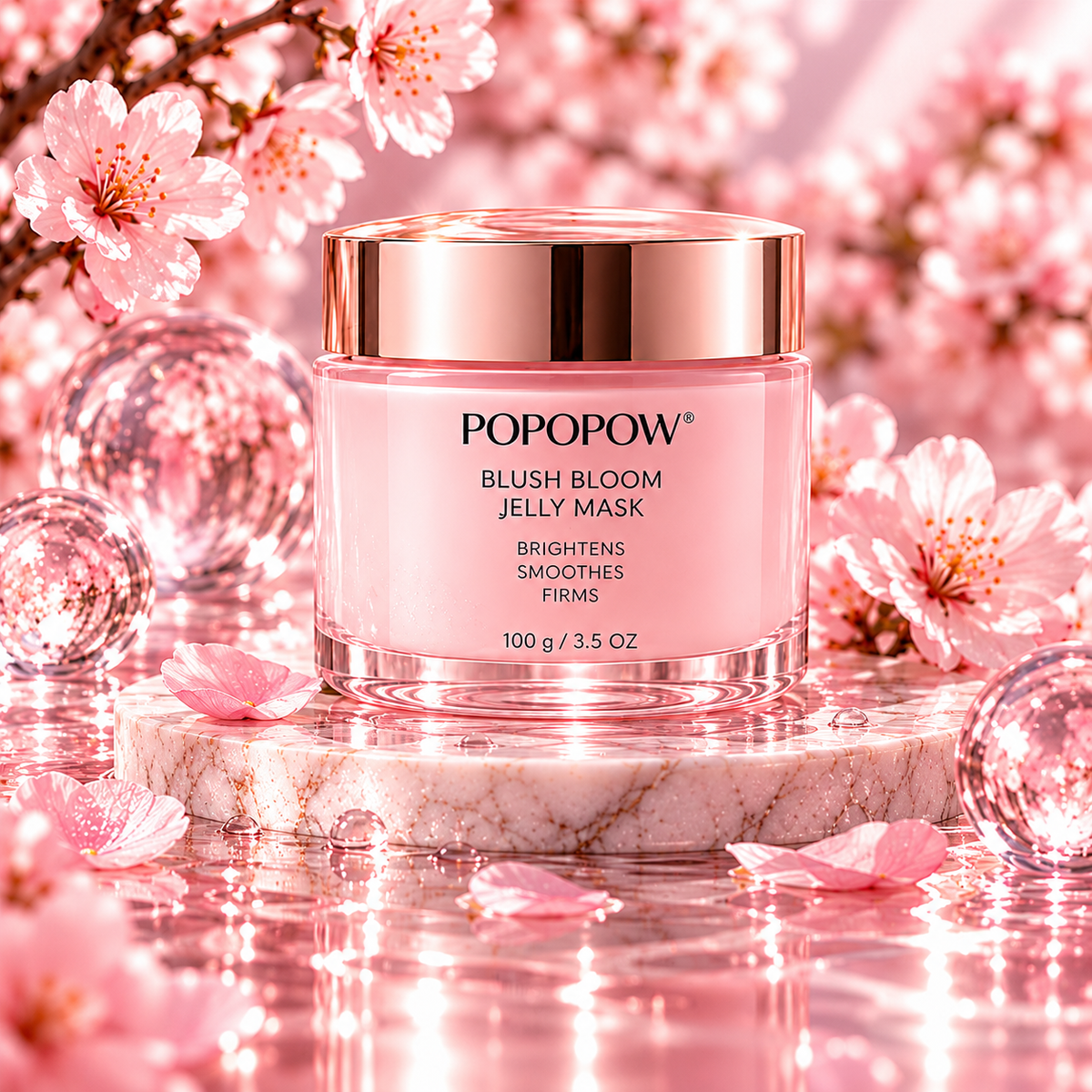 POPOPOW® Blush Bloom Jelly Mask