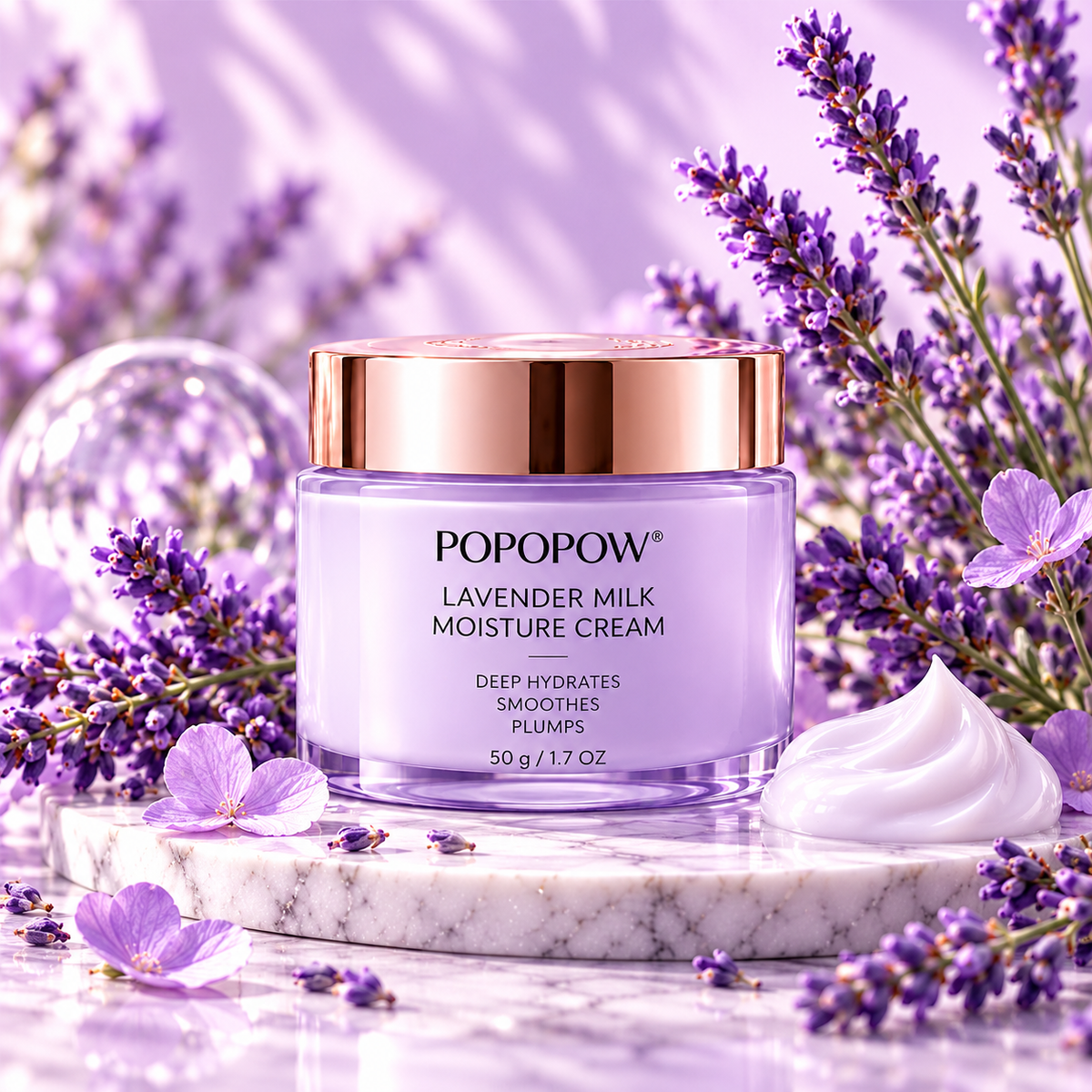 POPOPOW® Lavender Milk Moisture Cream