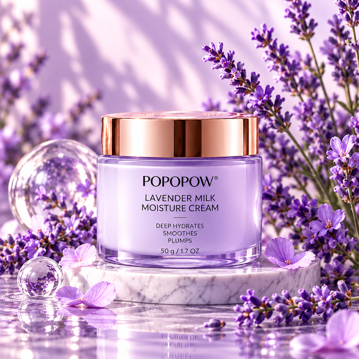 POPOPOW® Lavender Milk Moisture Cream