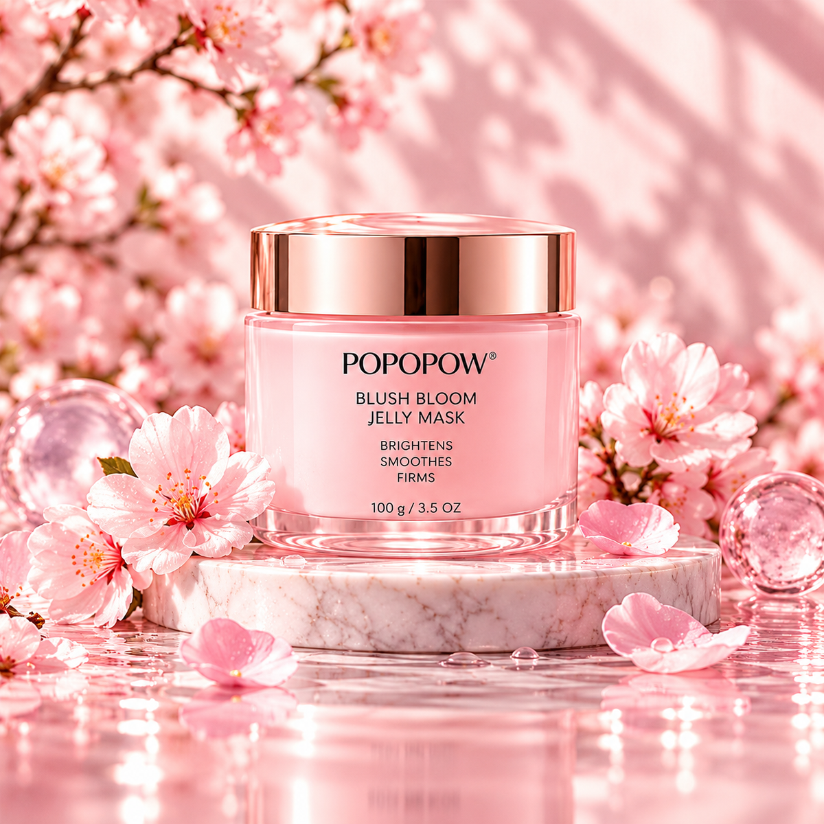 POPOPOW® Blush Bloom Jelly Mask